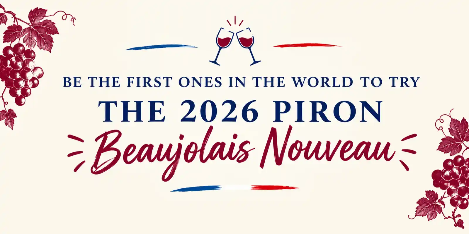 Promotional artwork for A Taste of Beaujolais & Friends